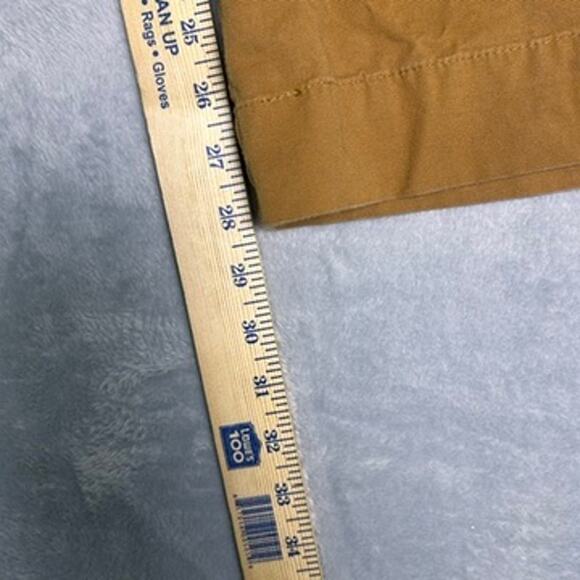 A New Day Wide Leg Pants Womens 14 Brown Rust Fall Flowy Office Colorful Pumpkin - Picture 7 of 9